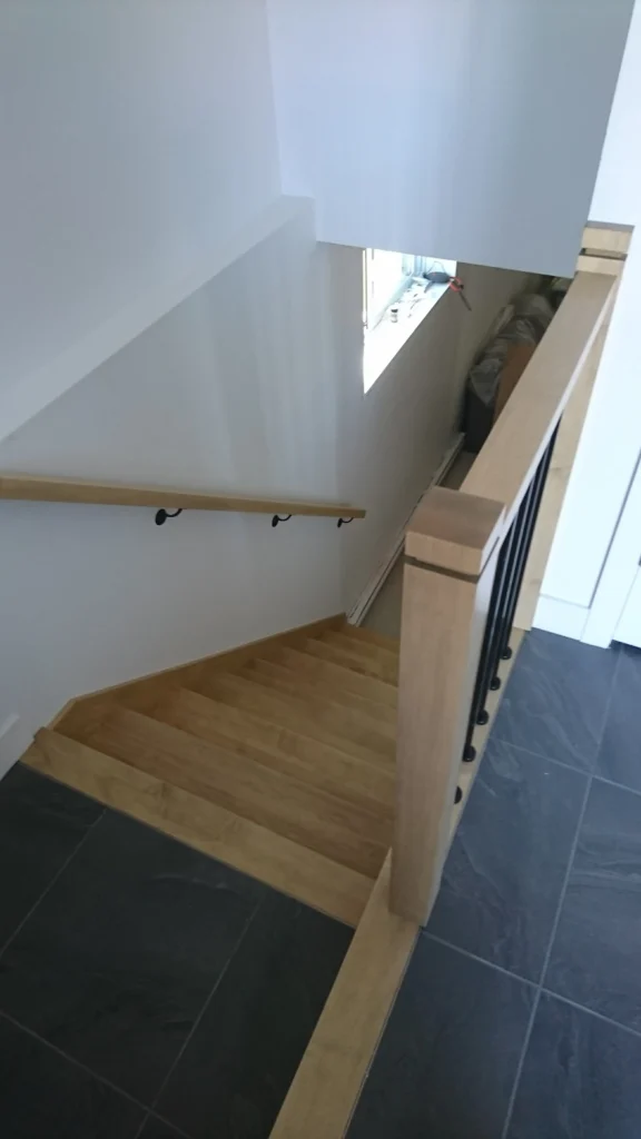 Volée tournante vue du haut