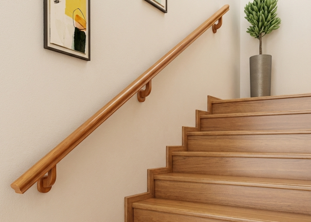 Main courante d'escalier sur mesure