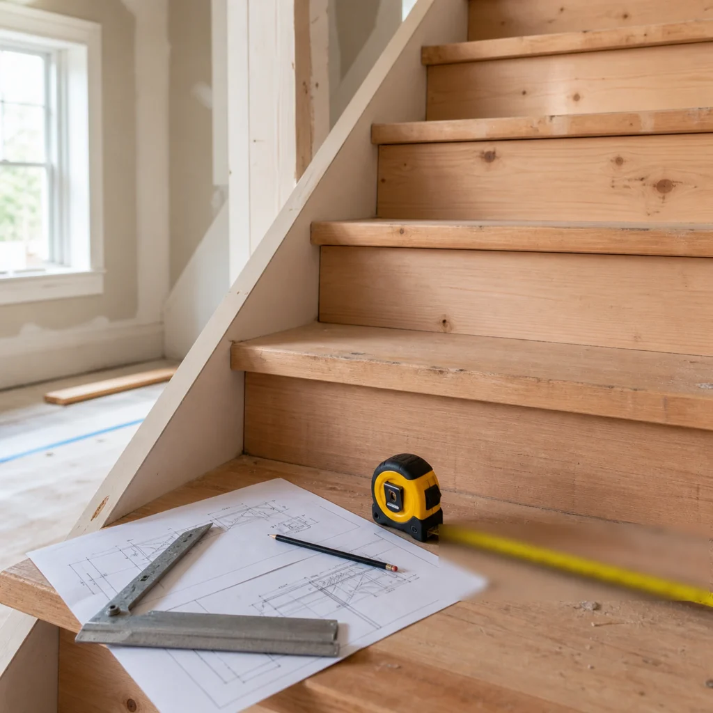Calculateur d’escalier : marches, hauteur et giron conformes au Québec
